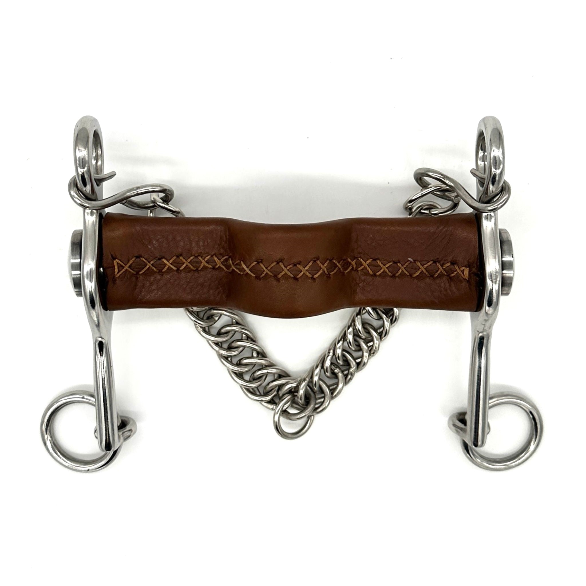 Leather Covered Sam Marsh Long Shank Pelham Bit – AJR SPORT LLC