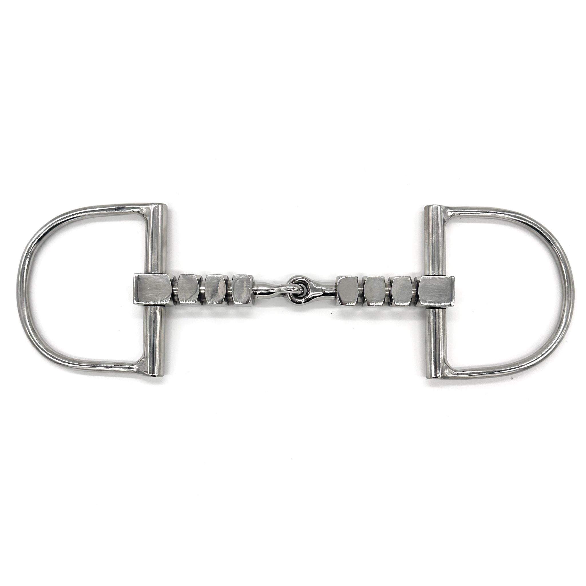 D Ring Bit with Square Blocks Mouthpiece - AJR Sport – AJR SPORT LLC
