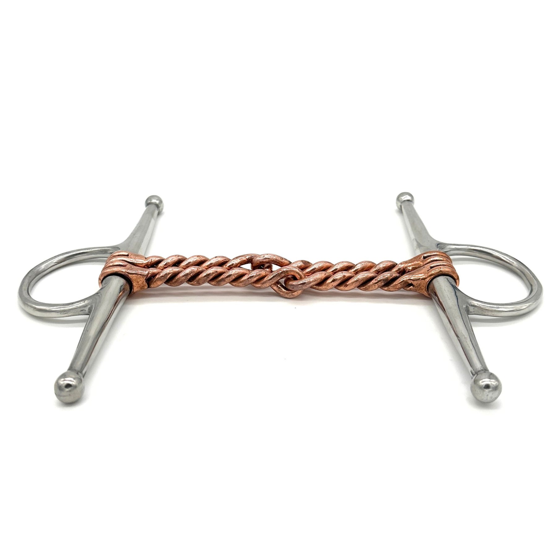 Chouter Bit Double Twisted Copper Wire Full Cheek Bit – AJR SPORT LLC