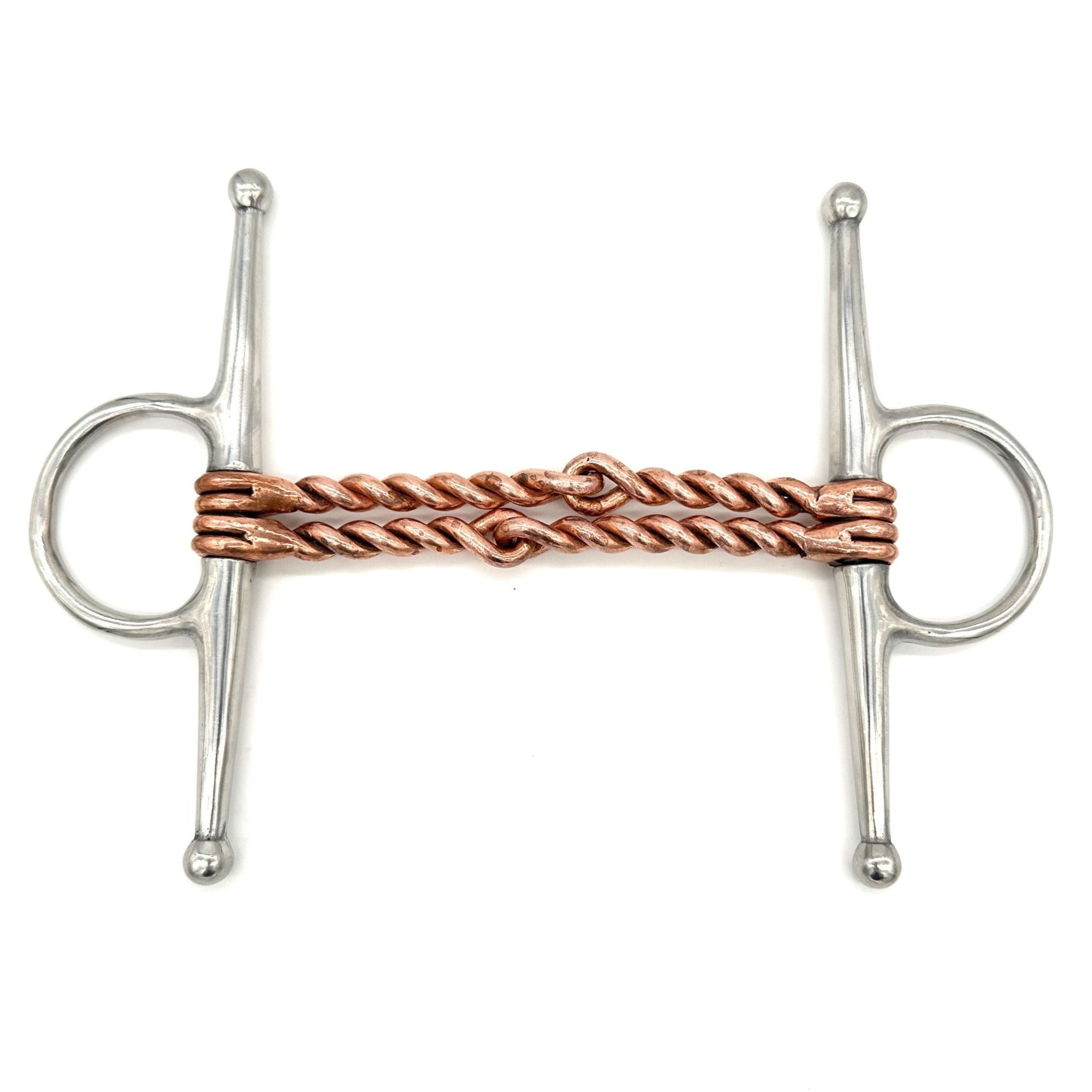 Chouter Bit Double Twisted Copper Wire Full Cheek Bit – AJR SPORT LLC