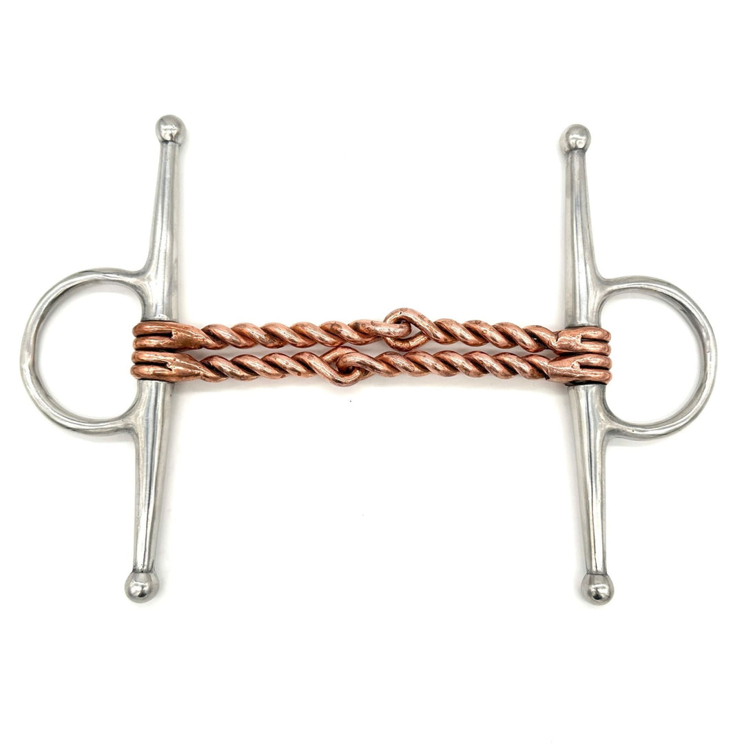 も*し様 PRY シュウト　Double Twisted Ring 13号 Double Twisted Copper Wire Full Cheek Bit – AJR SPORT LLC