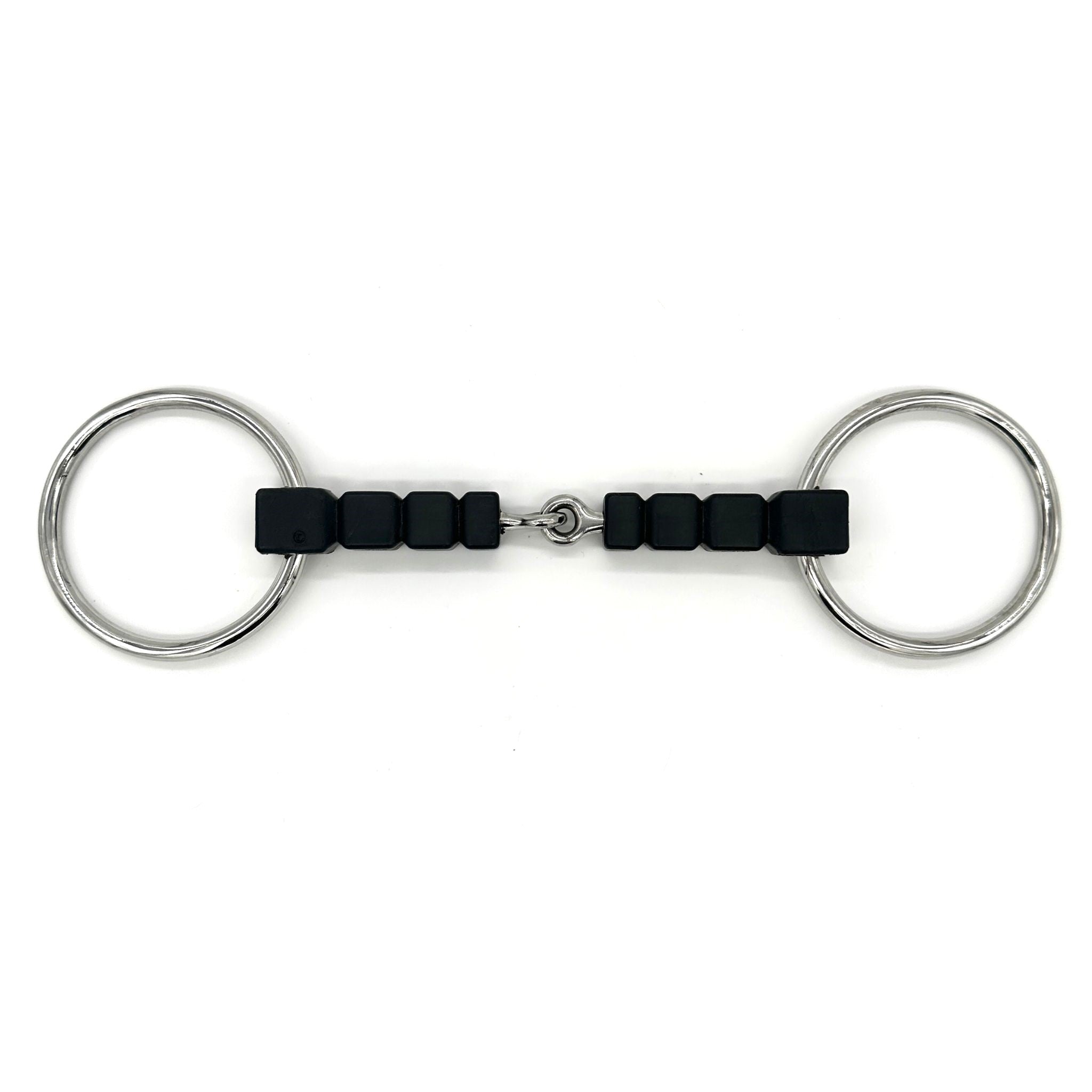 Loose Ring Bit with Rubber Blocks Mouthpiece – AJR SPORT LLC