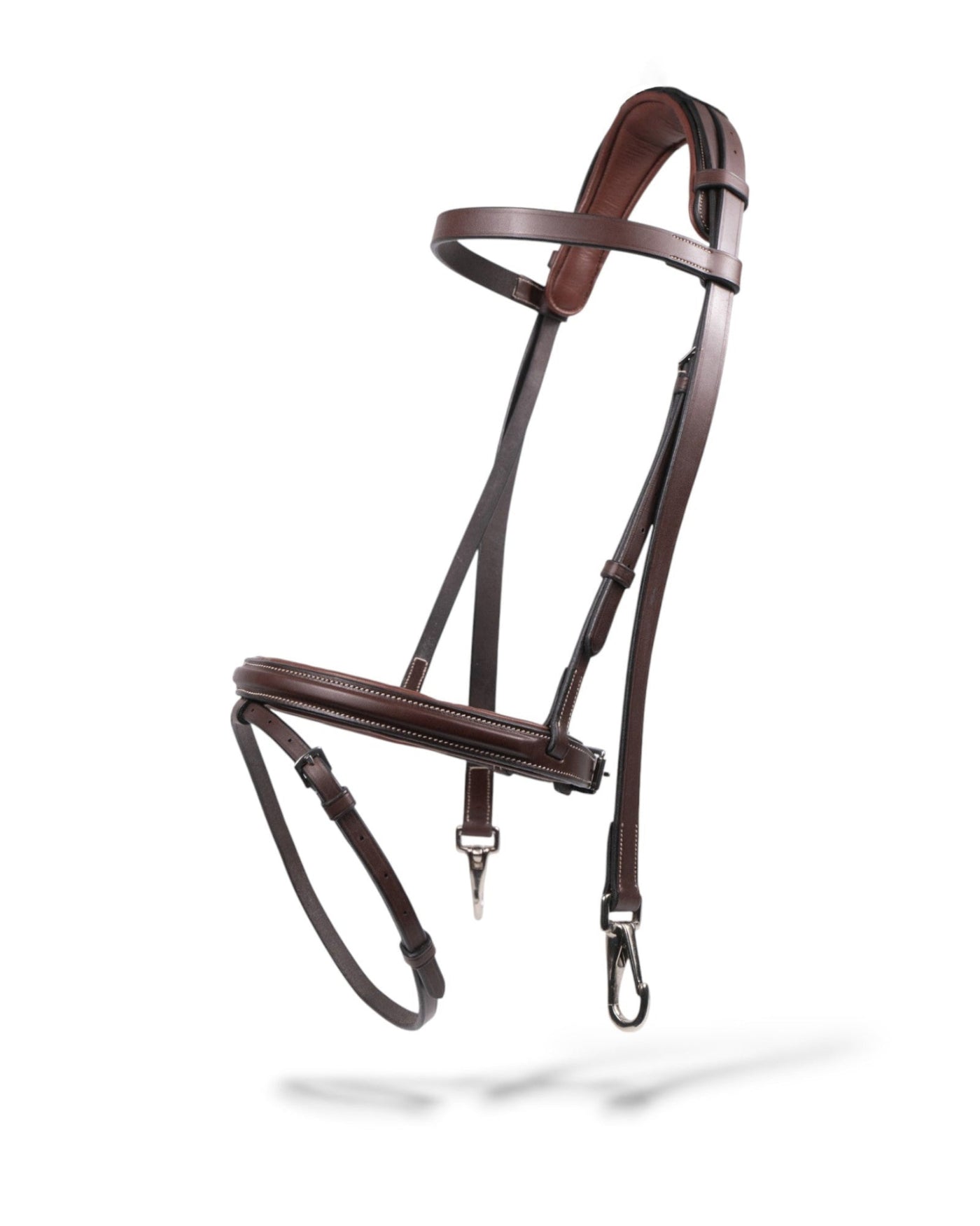 Training Bridle with Pad and Rubber Reins with Clips